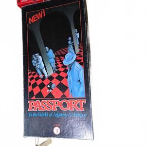 Passport to the World of Mystery & Intrigue Board Game / EUC